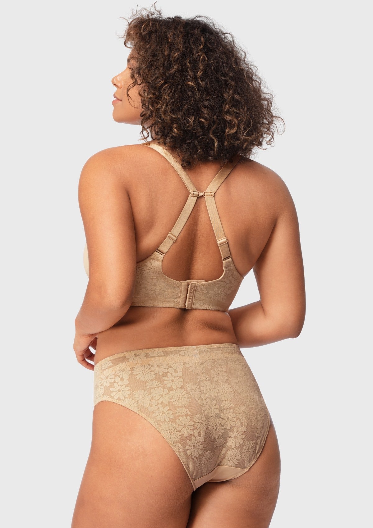 Daisy Smooth Lace Lightly Padded Racerback T-shirt Underwire Bra