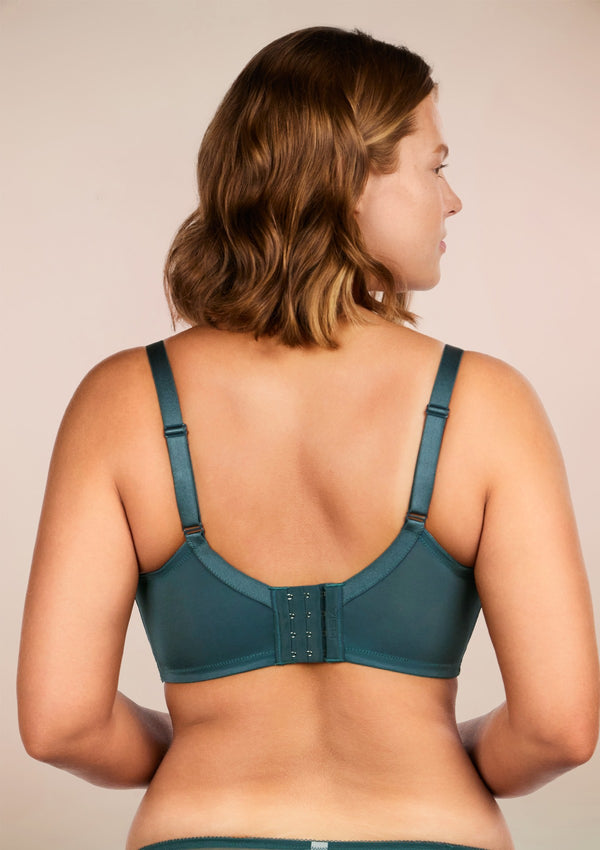 Blossom Dark Blue Unlined Lace Bra