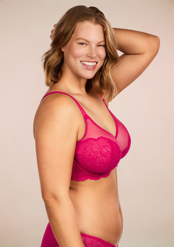 Blossom Unlined Lace Underwire Bra