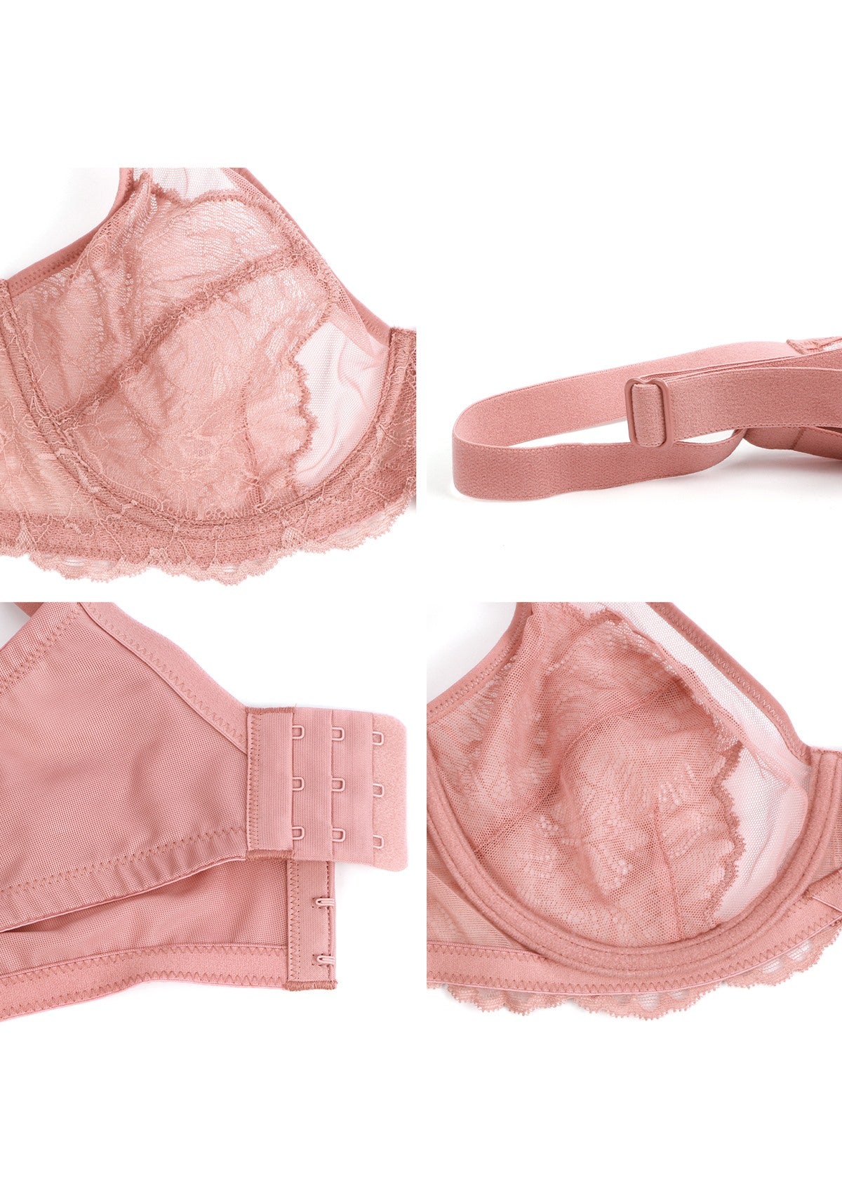 Blossom Unlined Lace Underwire Bra