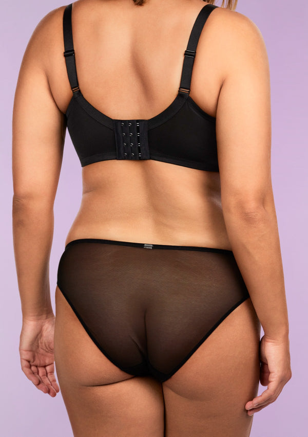 Sunflower Exquisite Black Bikini Lace Underwear