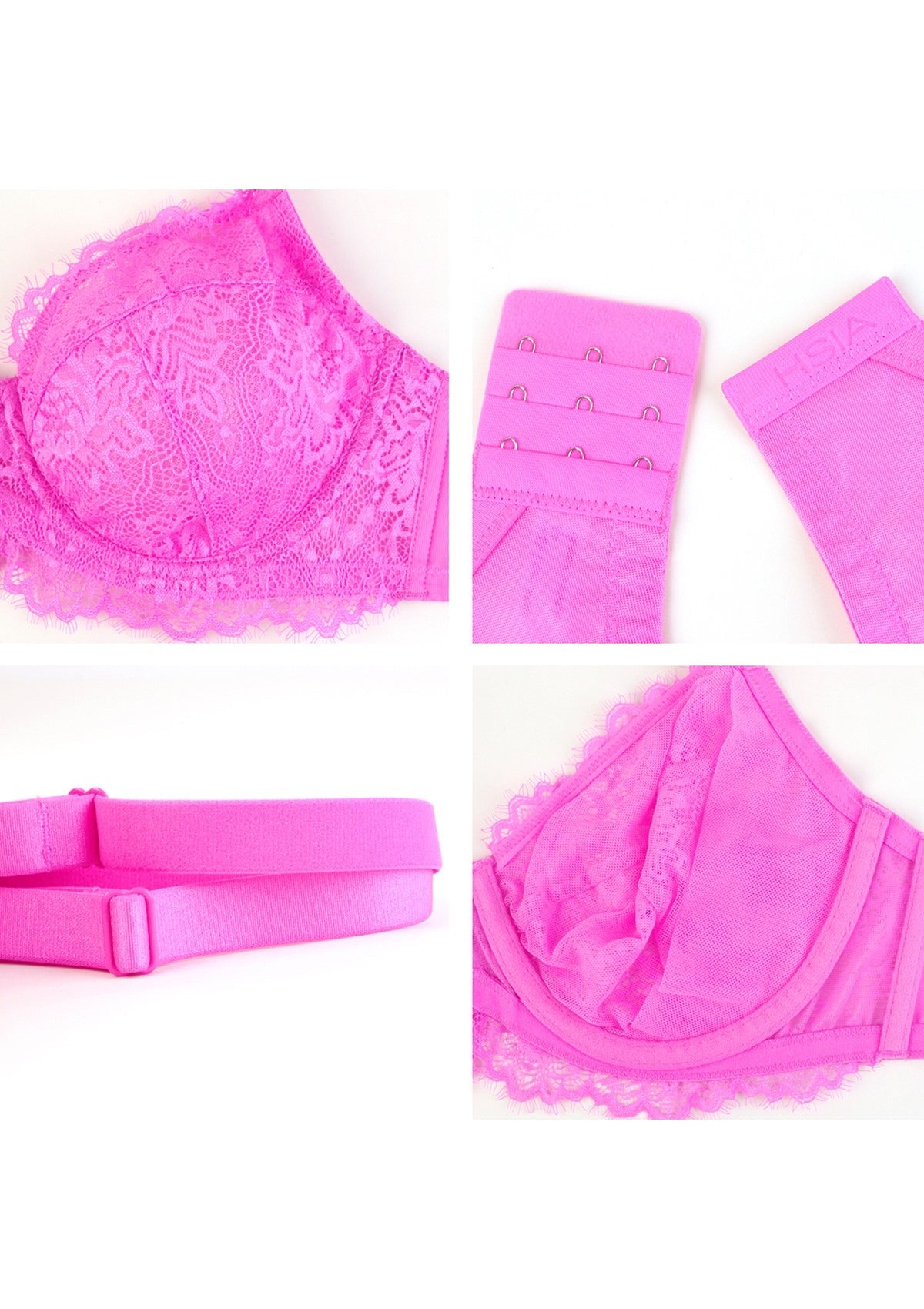 Sunflower Pink Underwire Lace Bra