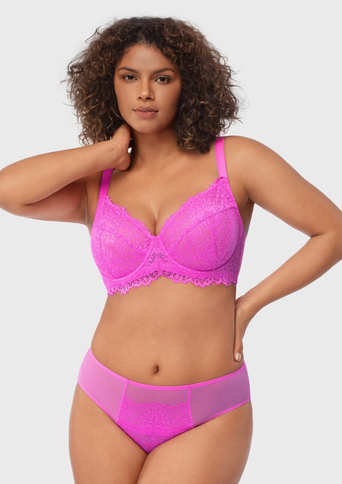 Sunflower Pink Underwire Lace Bra