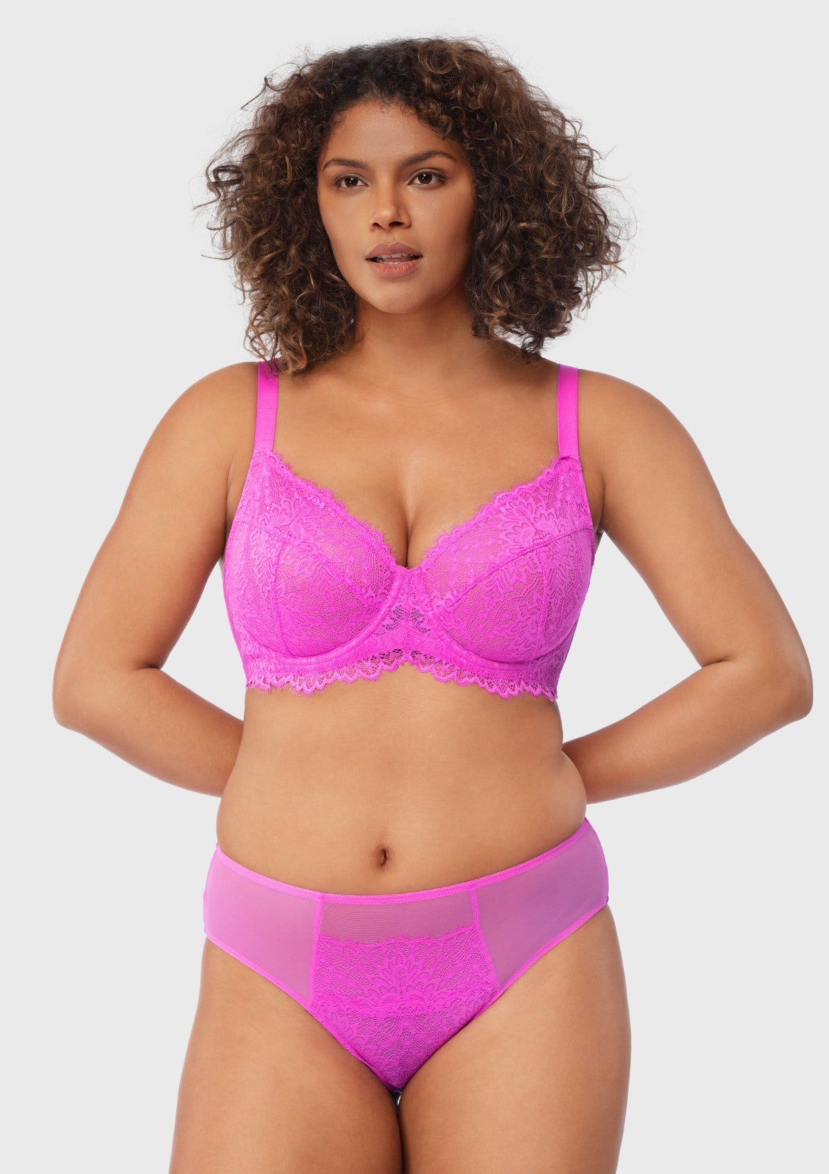 Sunflower Pink Underwire Lace Bra