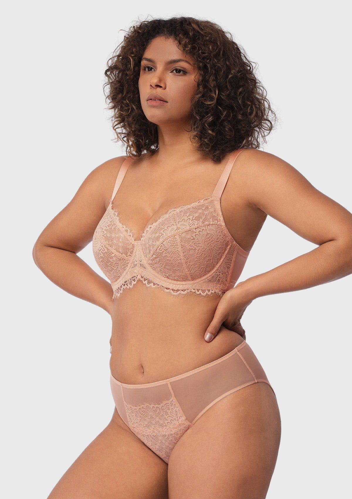 Sunflower Pink Underwire Lace Bra