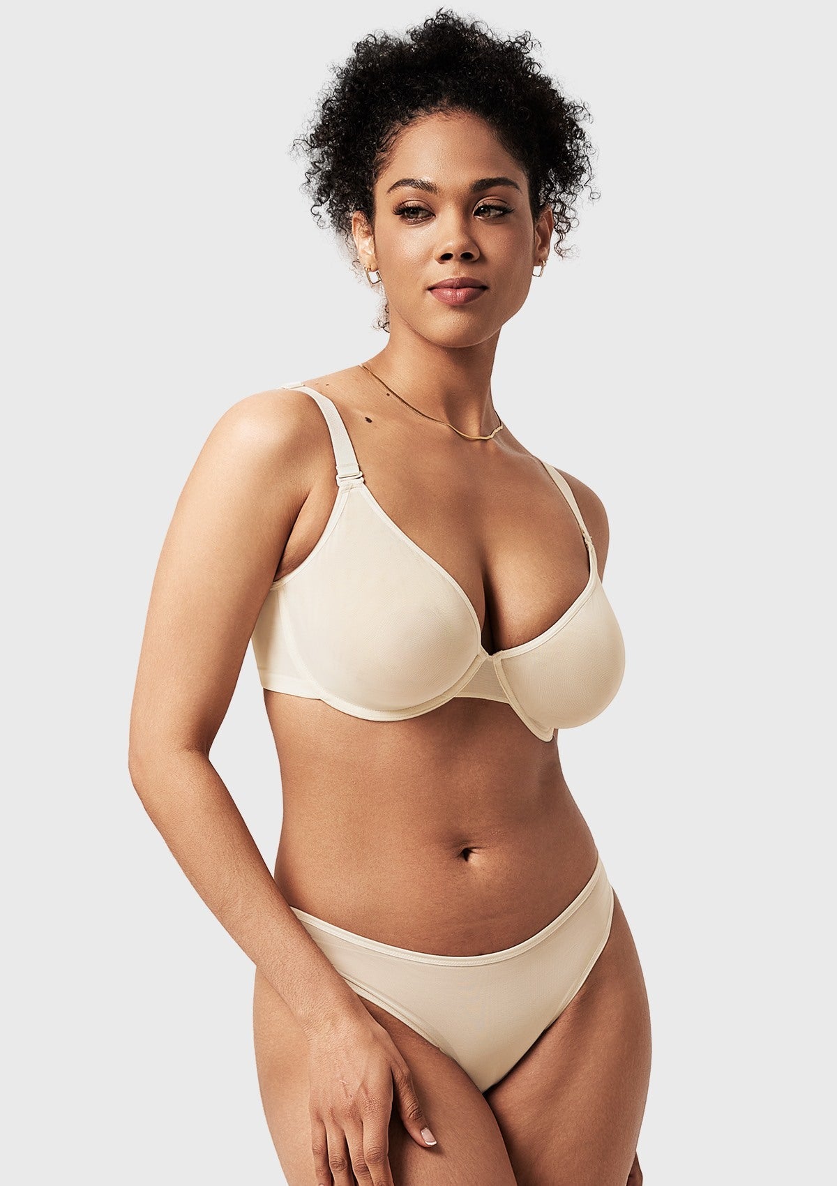 Seraphina Unlined Underwire Sheer Mesh Bra