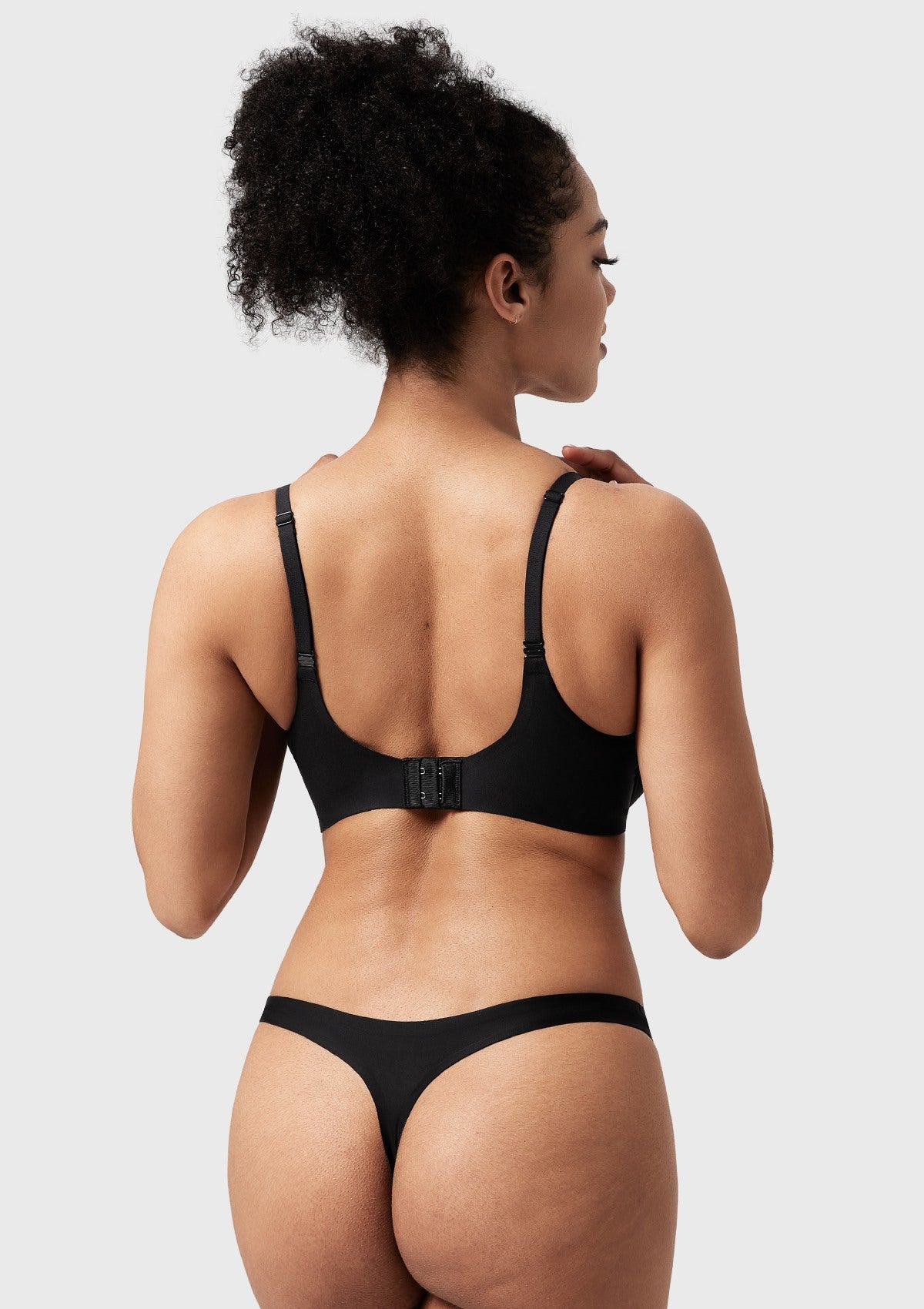 Songful Seamless Support Plunge Push-Up Lightly Padded T-Shirt Full Coverage Underwire Bra