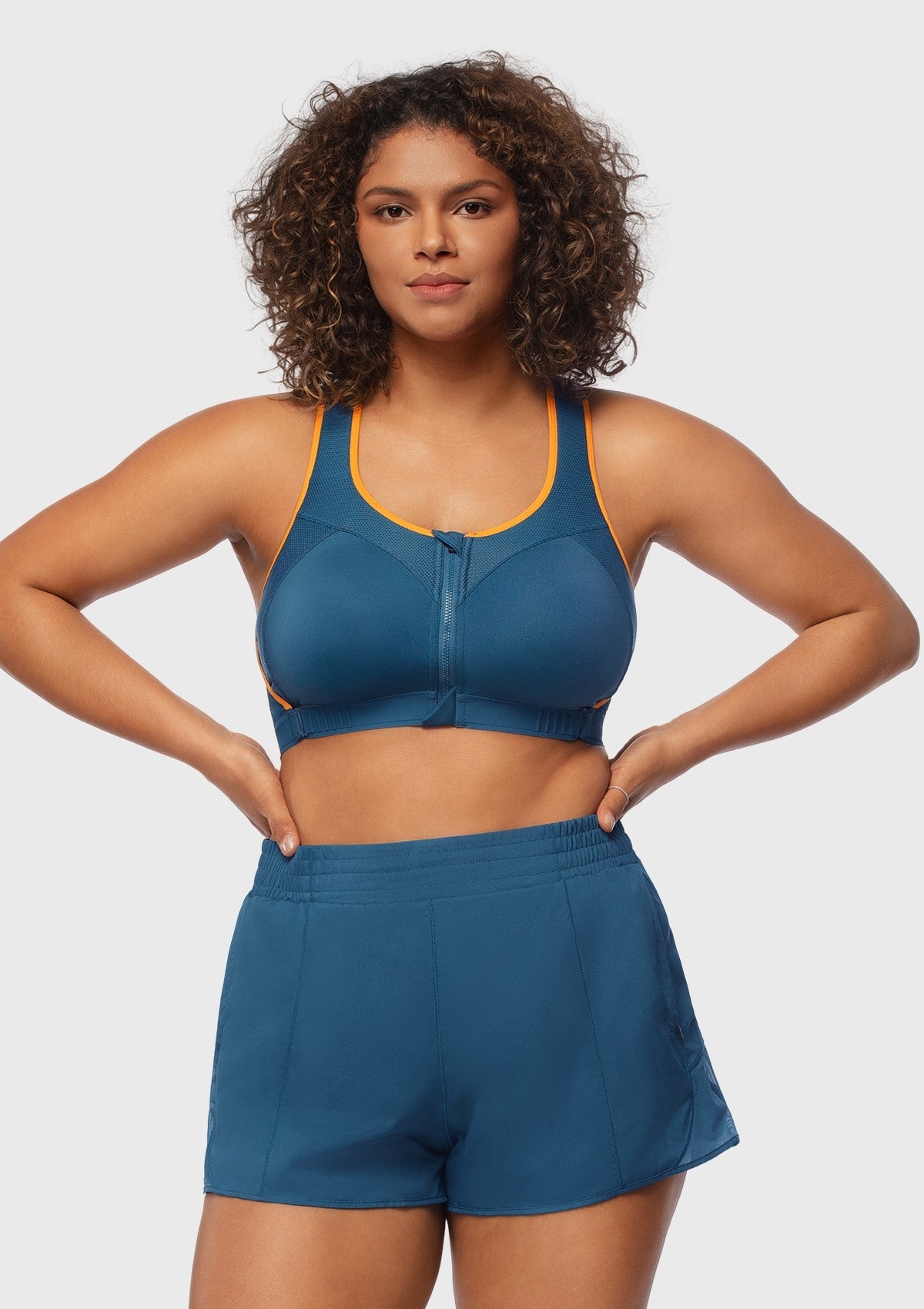 Speed Race High Impact Adjustable Racerback Sports Bra