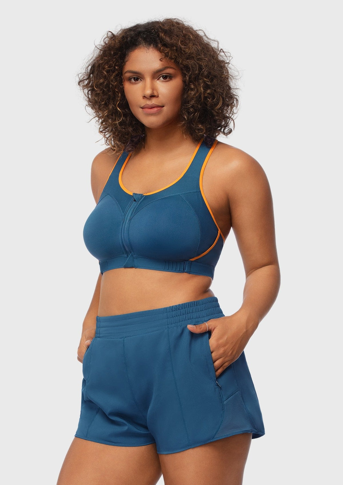 Speed Race High Impact Adjustable Racerback Sports Bra
