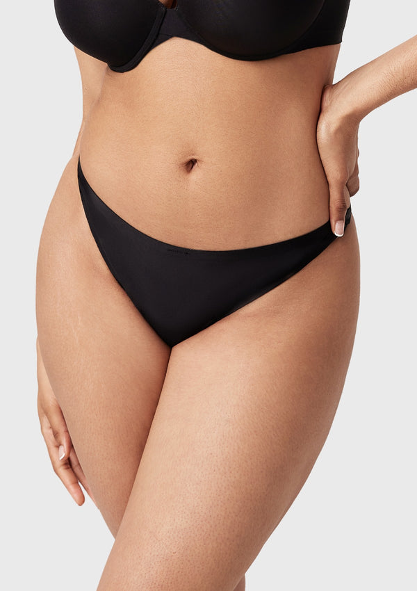 Comfort Seamless Stretch Thong Breathable Film Underwear