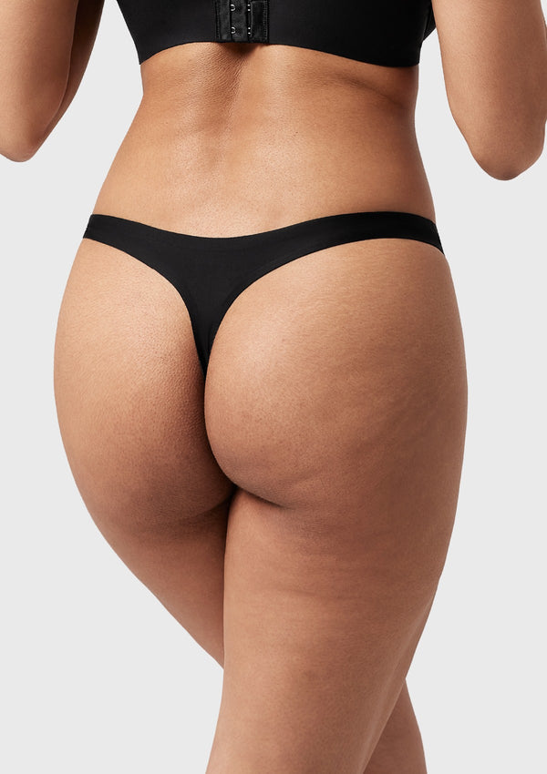 Comfort Seamless Stretch Thong Breathable Film Underwear