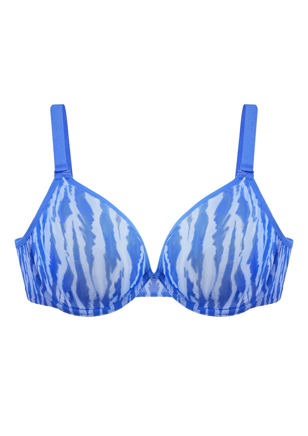 Zebra Wild Unlined Underwire Mesh Bra
