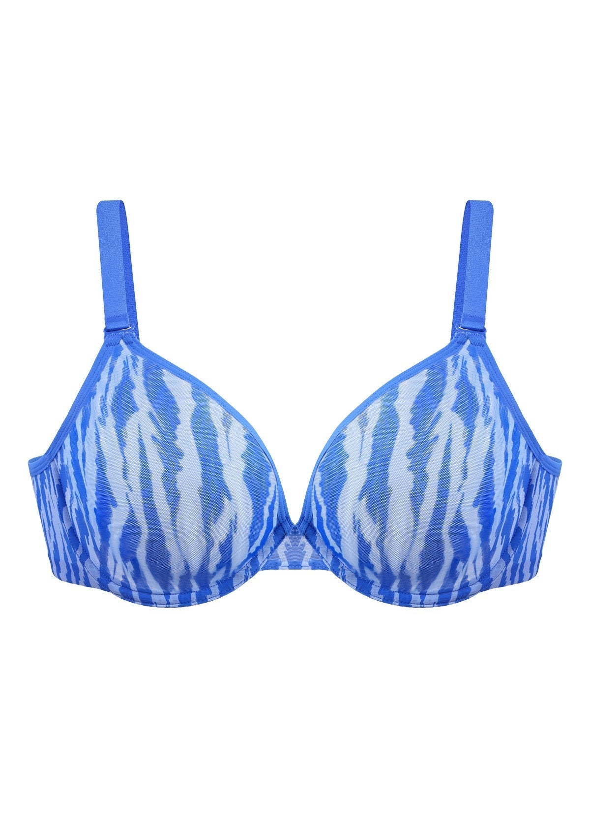 Zebra Wild Unlined Mesh Underwire Bra