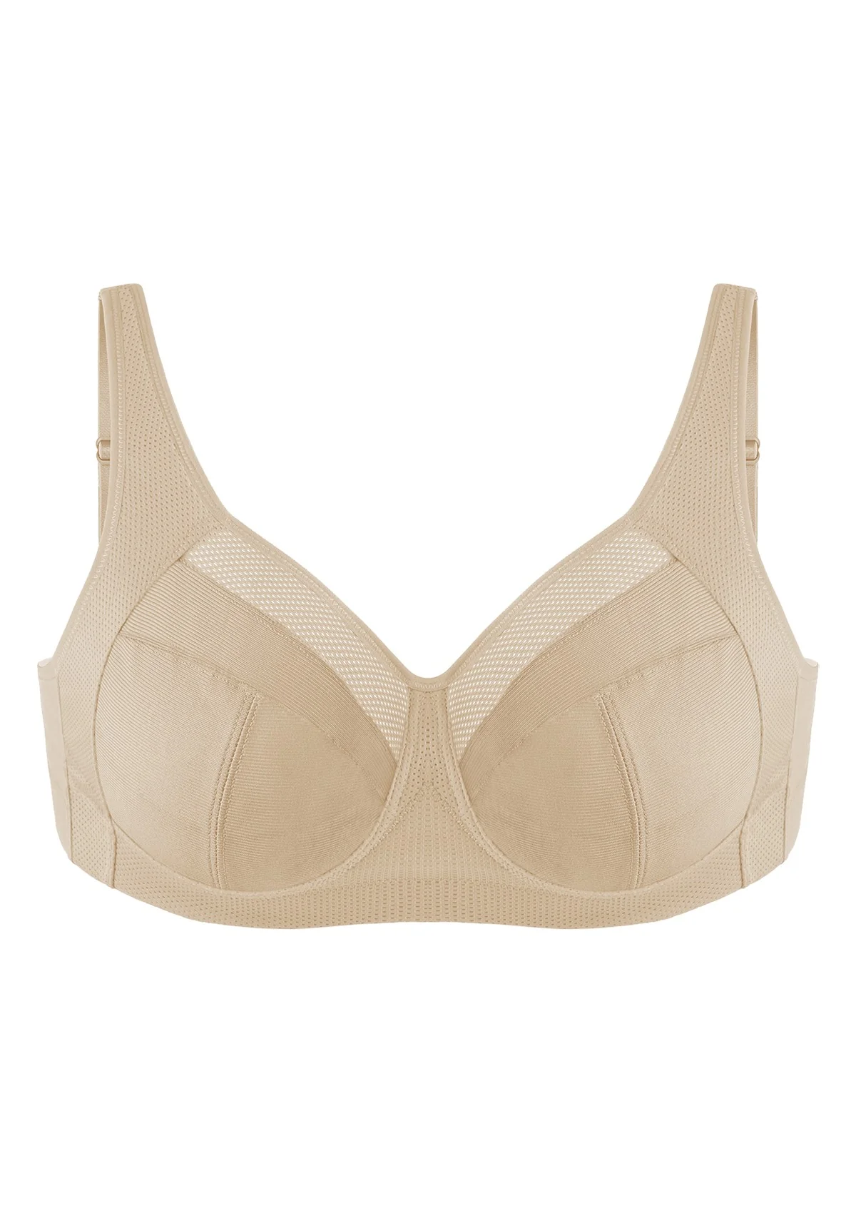 AiryComfort Full Coverage Unlined WireFree Minimizer Bra