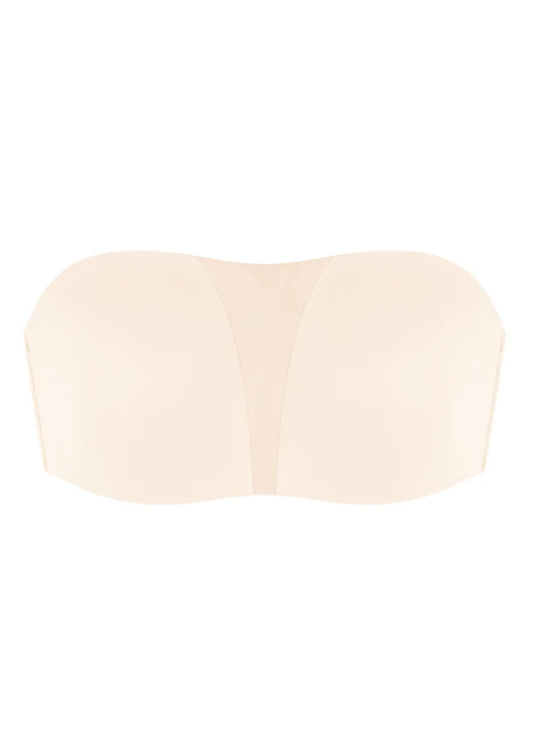 Fiery Unlined Seamless Comfort Underwire Plus Size Bandeau Strapless Bra