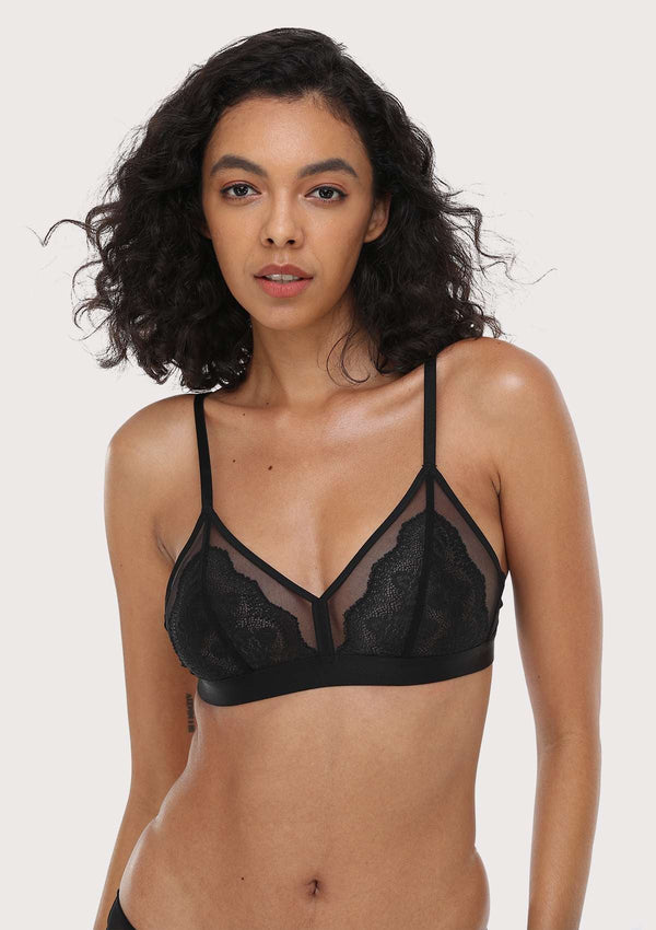 Wireless Lace Triangle Bra