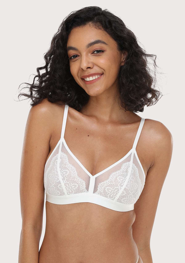 Wireless Lace Triangle Bra