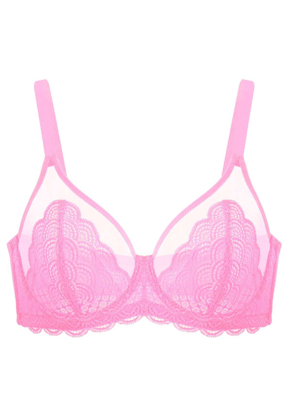 Mermaid Scales Lace Unlined Bra