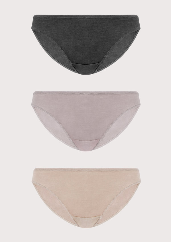 Comfort Cotton Bikini Panties 3 Pack