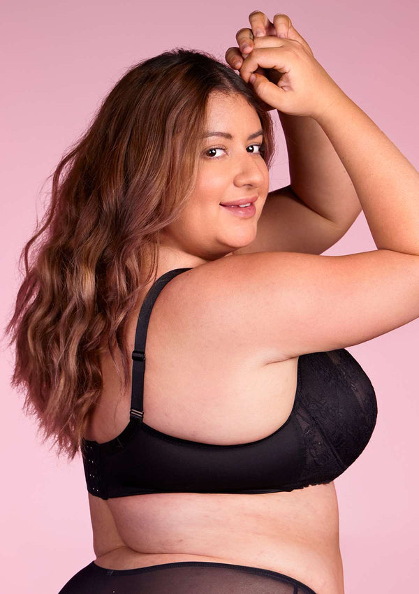 Black Sunflower Underwire Lace Bra