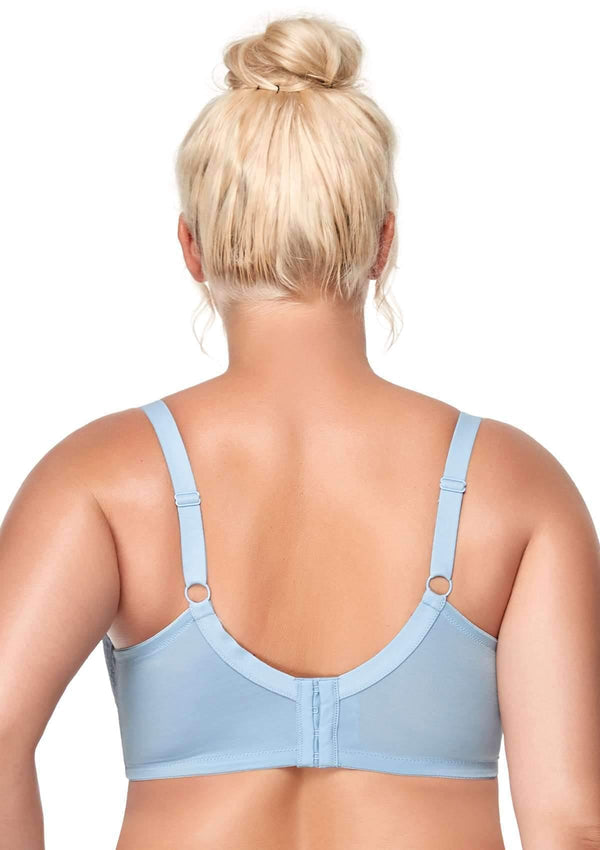 Blossom Blue Unlined Lace Bra