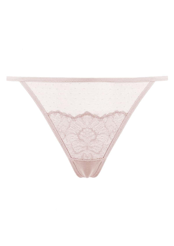 Blossom Lace String Thongs 3 Pack