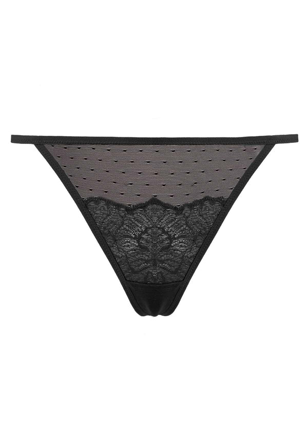 Blossom Lace String Thongs 3 Pack