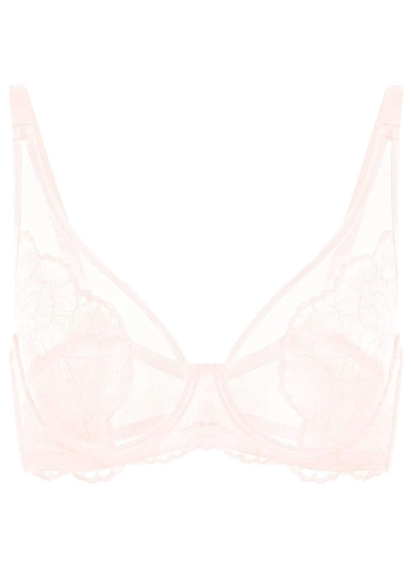 Blossom Dusty Peach Unlined Lace Bra