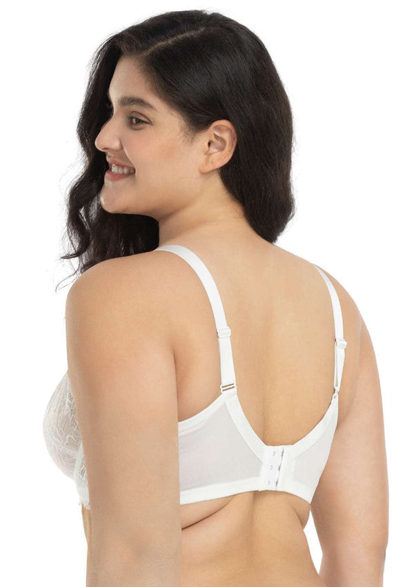 Blossom Dusty Peach Unlined Lace Bra