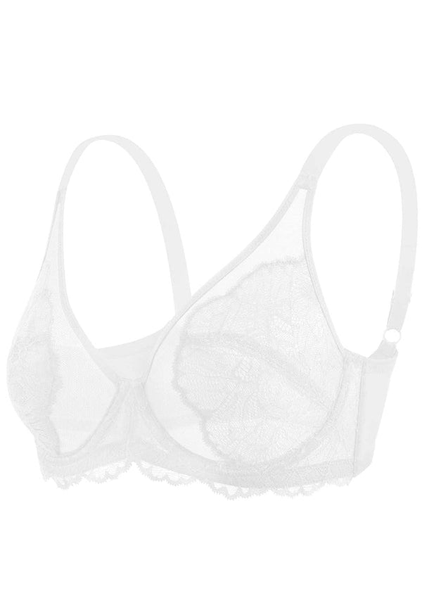 Blossom Dusty Peach Unlined Lace Bra