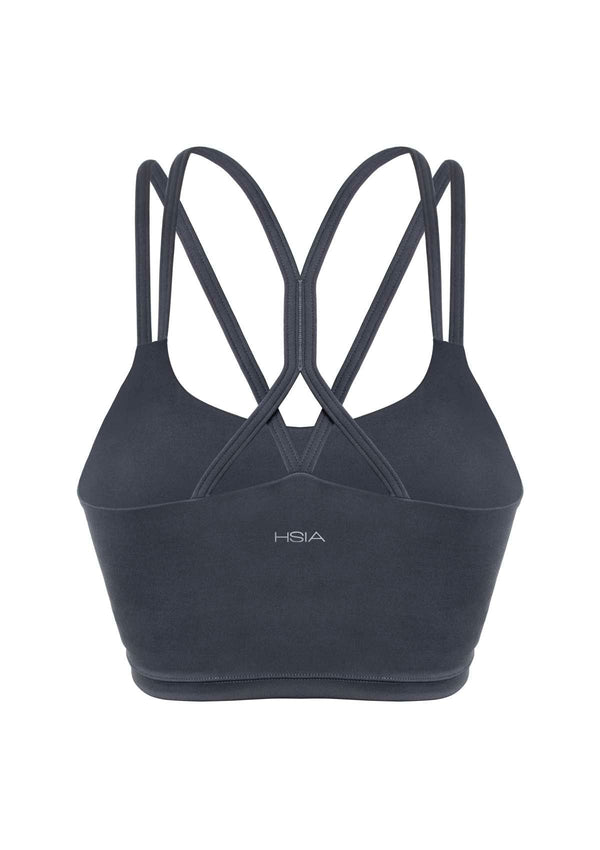 Wireless Low-Impact Crisscross Padded Sports Singlet Sports Bra