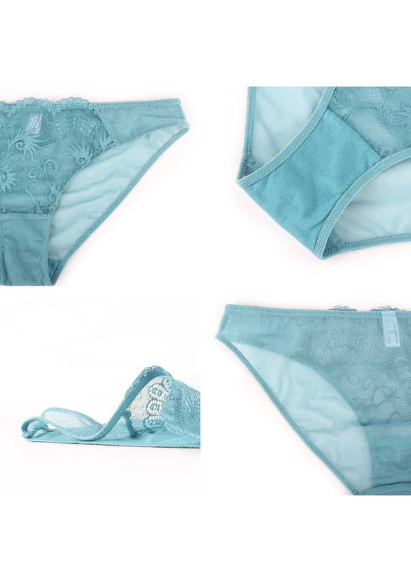 Front Lace Bikini Panties 3 Pack