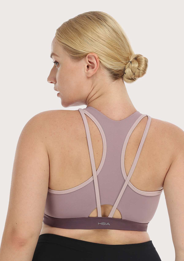 Front Zip Medium-Impact Sports Bra