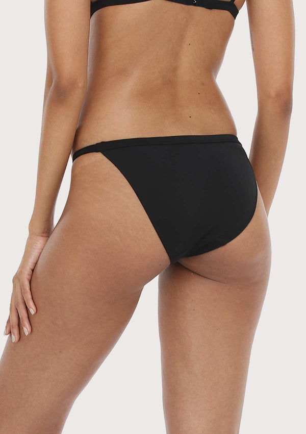 Low-Rise String Polka Dots Mesh Bikini Panty