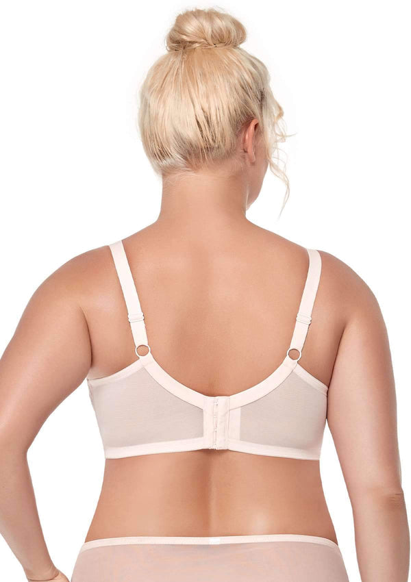 Pretty In Petals Blue Unlined Strappy Lace Bra