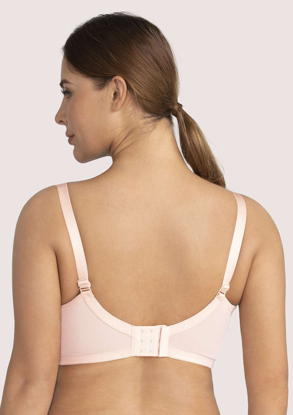 Pink Sunflower Underwire Lace Bra