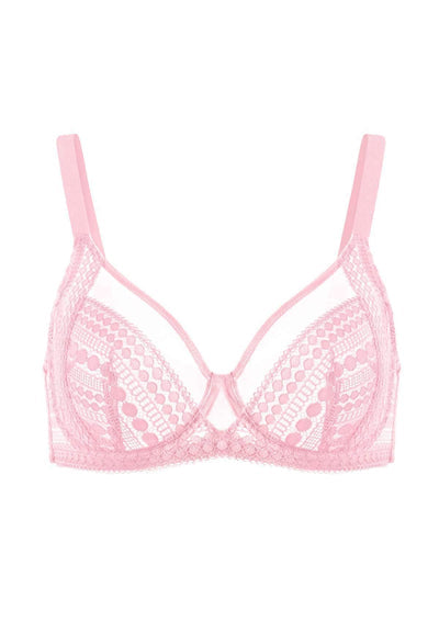 Heroine Polka Dot Sexy Lace Unlined Bra