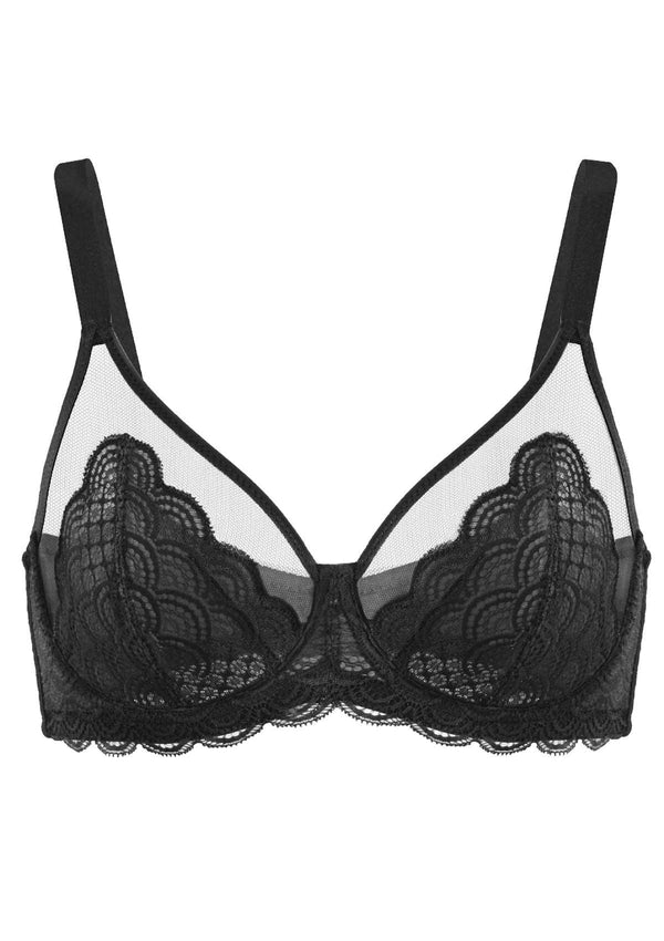 Mermaid Scales Lace Unlined Bra