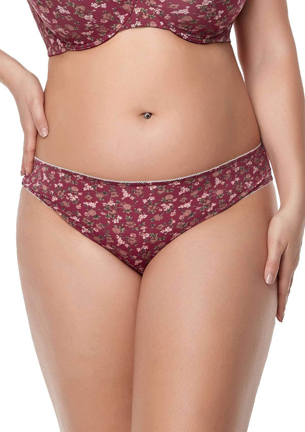 Vintage Floral Soft Stretch Bikini Underwear 3 Pack
