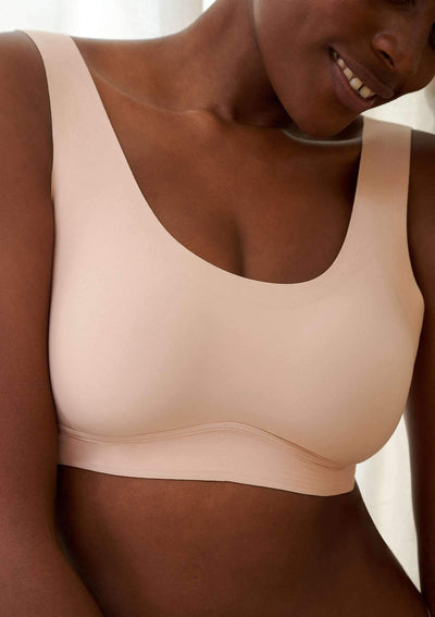 Wide Strap Padded Cooling Wireless Bra