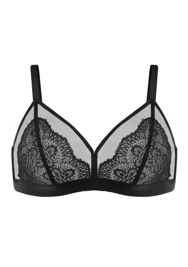 Wireless Lace Triangle Bra