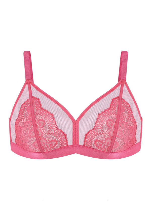 Wireless Lace Triangle Bra