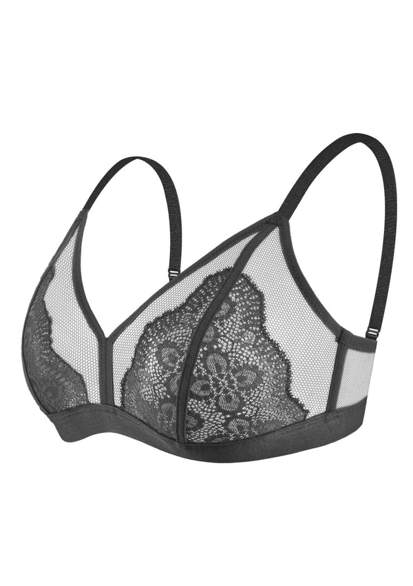 Wireless Lace Triangle Bra