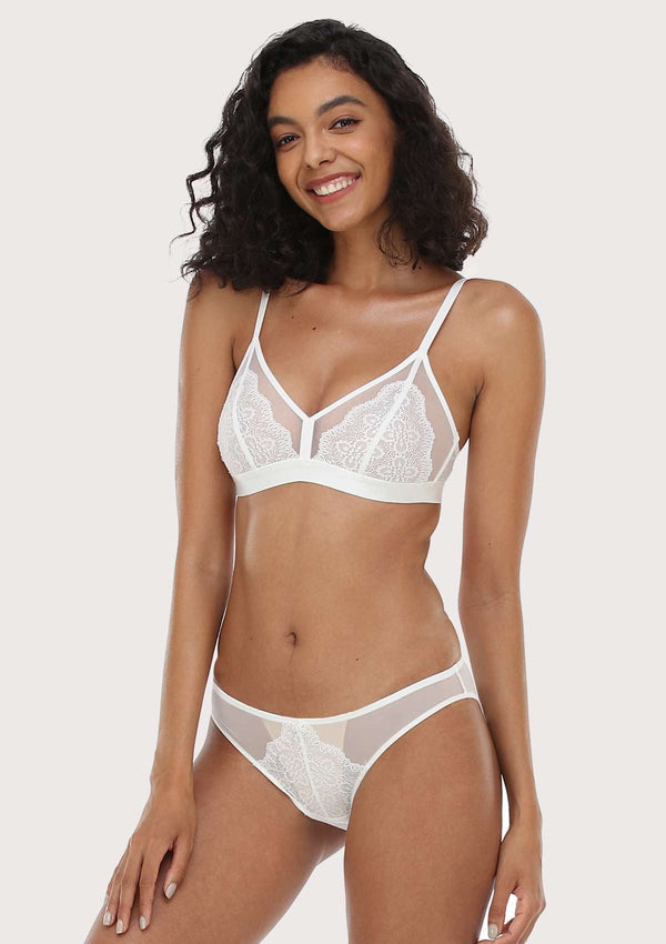 Wireless Lace Triangle Bra